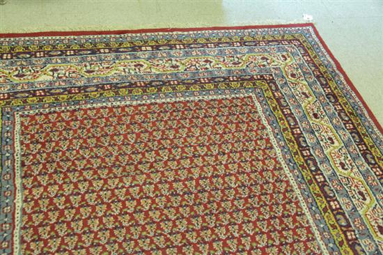 Appraisal: ORIENTAL STYLE RUG Area rug having multiple borders and a