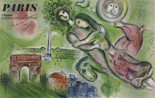 Appraisal: MARC CHAGALL after Romeo and Juliet Color lithograph x mm