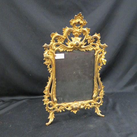 Appraisal: Bronzed Rococo Frame tall circa