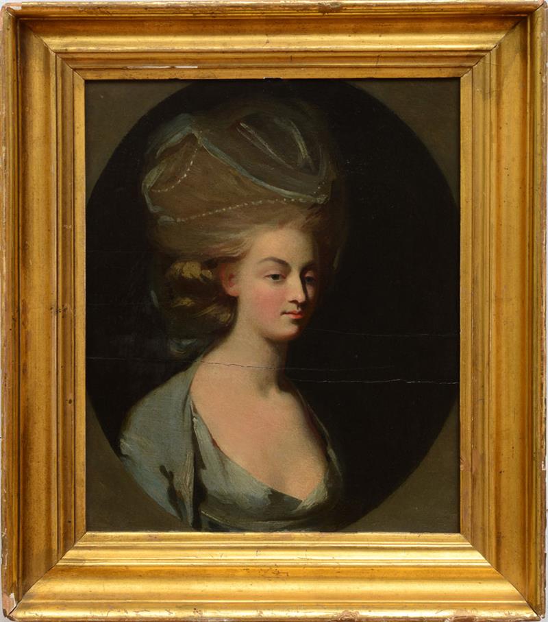 Appraisal: ENGLISH SCHOOL PORTRAIT OF LADY DIANA BEAUCLERK Oil on panel