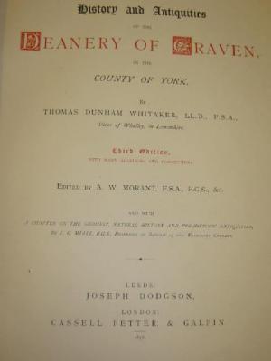 Appraisal: THE HISTORY OF THE ANTIQUITIES OF THE DEANERY OF CRAVEN