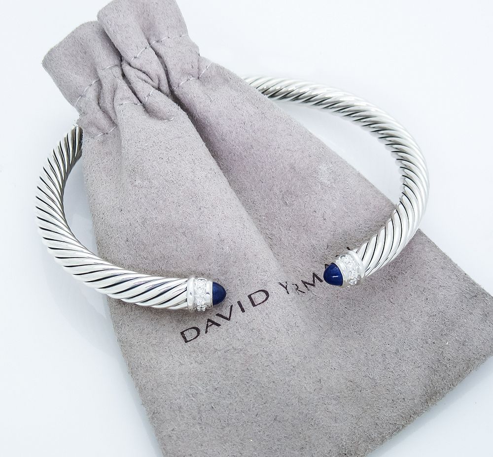 Appraisal: David Yurman mm Classic Cable Diamond Lapis Lazuli David Yurman