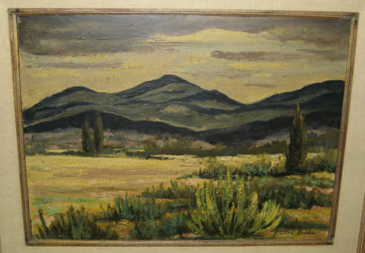 Appraisal: HOWARD BOBBS AMERICAN BLUE MOUNTAIN SANTA FE oil on board