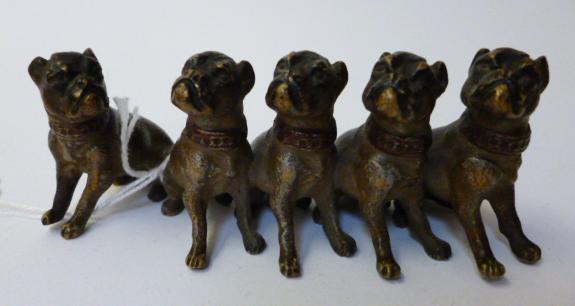 Appraisal: AN AUSTRIAN COLD PAINTED BRONZE GROUP late th century of