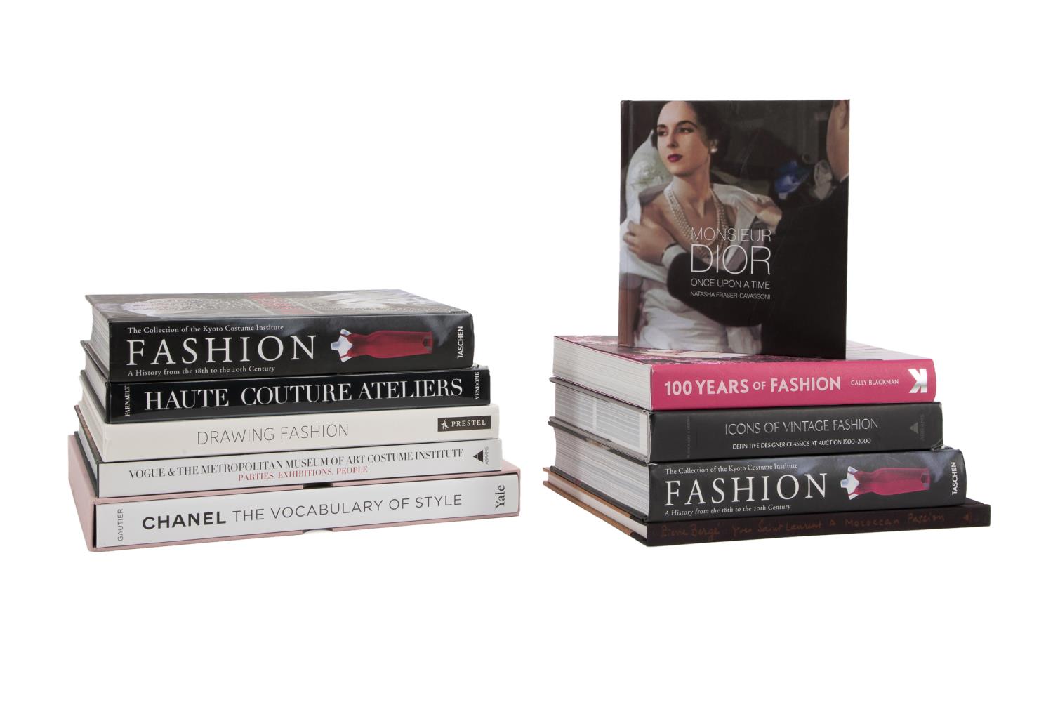 Appraisal: COLLECTION OF TEN BOOKS ON COSTUME AND FASHION Collection of