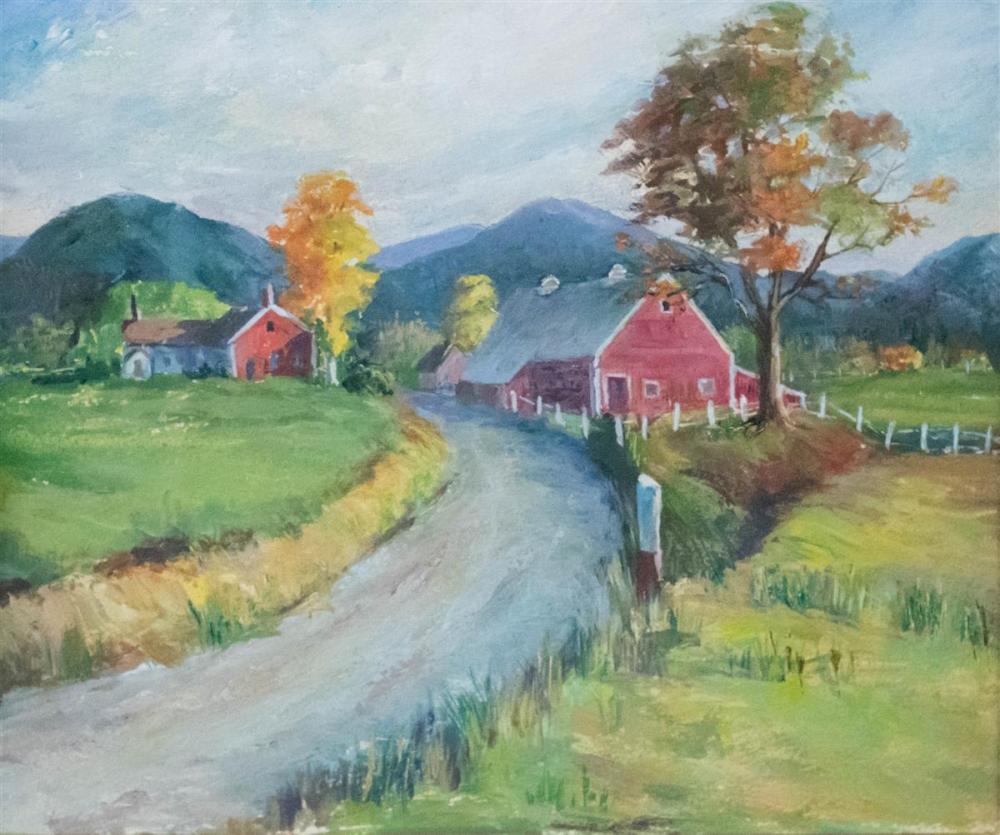 Appraisal: ALDRO HIBBARD AMERICAN - TOP HILL FARM VT Watercolor Framed