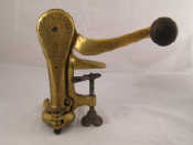 Appraisal: A large brass public bar cork extractor