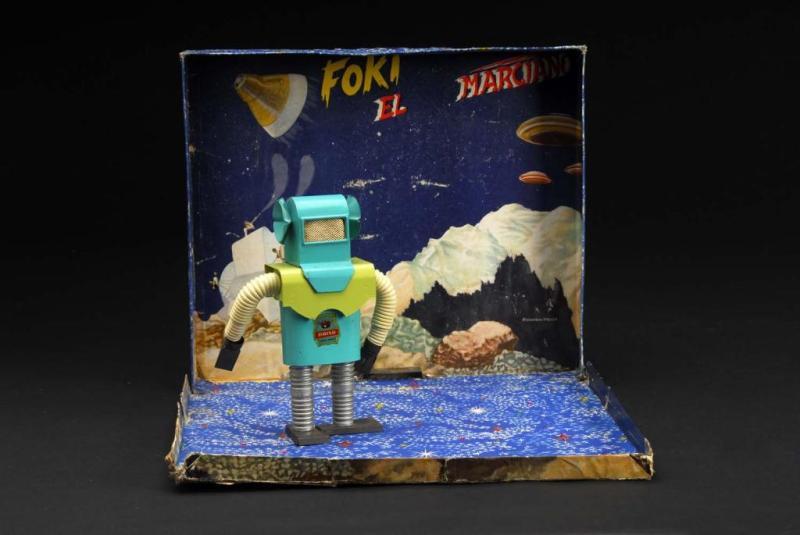 Appraisal: Foki Lel Marciano Space Robot Game Description Argentinean Very early