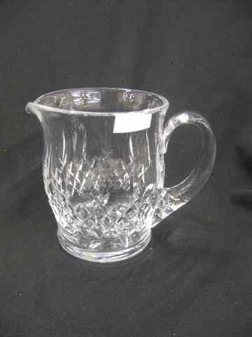 Appraisal: Waterford Cut Crystal Lismore Pitcher '' signed excellent