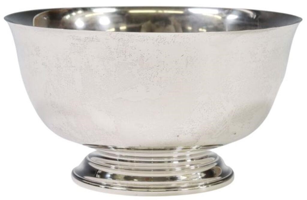 Appraisal: TOWLE SILVERSMITHS STERLING REVERE STYLE BOWLAmerican sterling silver Revere style