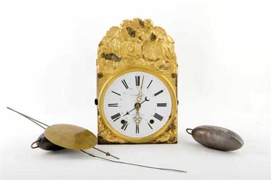 Appraisal: French Morbier wall clock by Jh Ughetto Marseille mid th