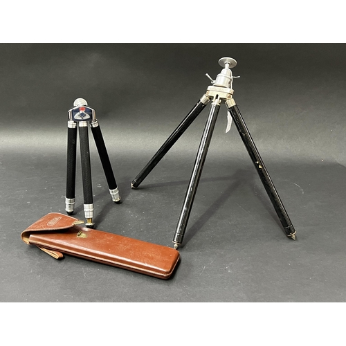 Appraisal: Two vintage camera stands one Bilora approx cm H and