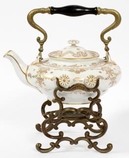 Appraisal: RPM GERMAN PORCELAIN TEAPOT CIRCA RPM GERMAN PORCELAIN TEAPOT CIRCA