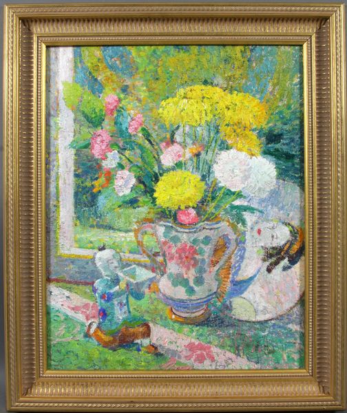 Appraisal: Sam Barber American b mid th Century floral still life