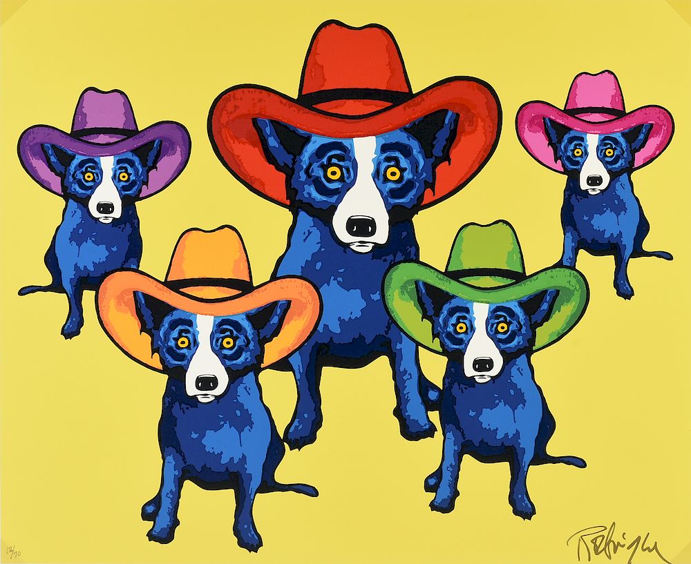 Appraisal: GEORGE RODRIGUE American Louisiana - A PRINT High Noon CIRCA