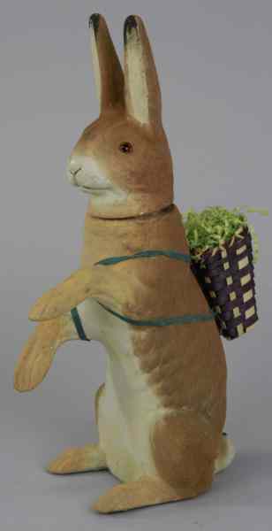 Appraisal: STANDING EASTER BUNNY CANDY CONTAINER Large standing rabbit candy container