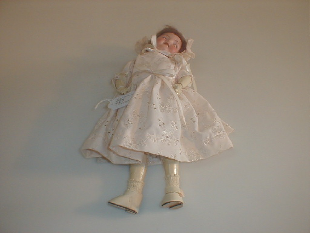 Appraisal: An early thC Armand Marseille Bisque head doll with a