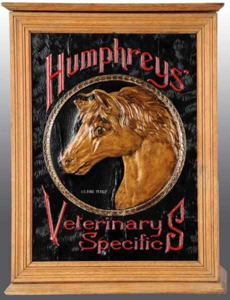 Appraisal: Humphrey's Veterinary Cabinet Description Beautiful restoration Condition Excellent Size -