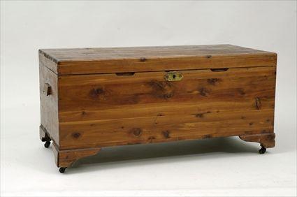 Appraisal: Cedar Lift-Top Chest x x in Provenance The Estate of