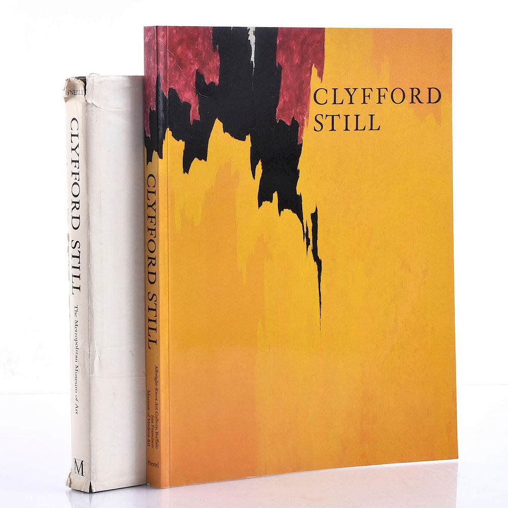 Appraisal: TWO RETROSPECTVE BOOKS CLYFFORD STILL - Documents the life and