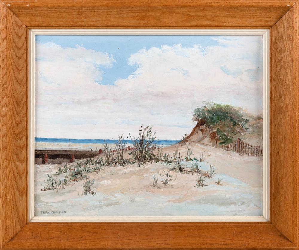 Appraisal: CAPE COD SCHOOL TH CENTURY DUNE LANDSCAPE OIL ON CANVAS