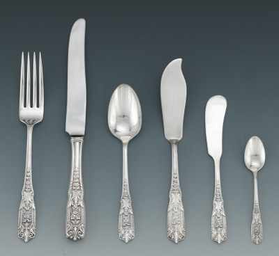 Appraisal: A Sterling Silver Service for Twelve by Westmorland Silver Sterling