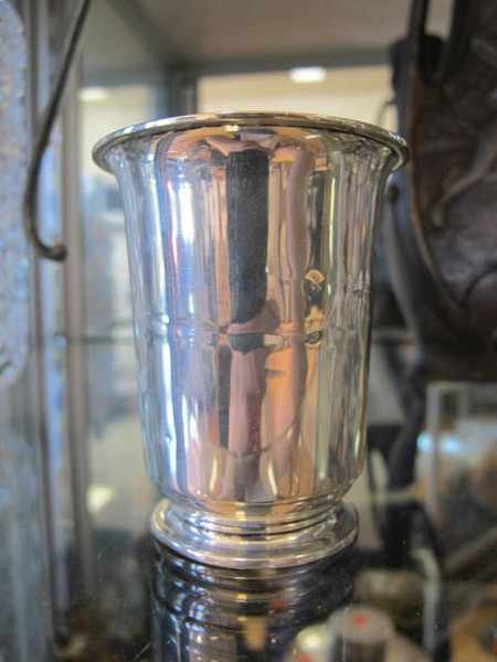 Appraisal: A DANISH SILVER BEAKER FAULTS