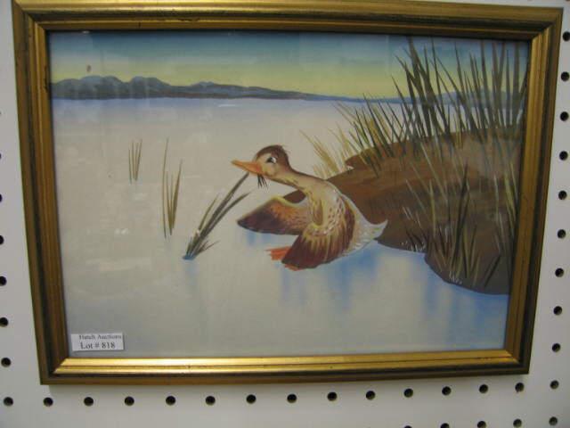 Appraisal: Illustration Watercolor of Duckling x