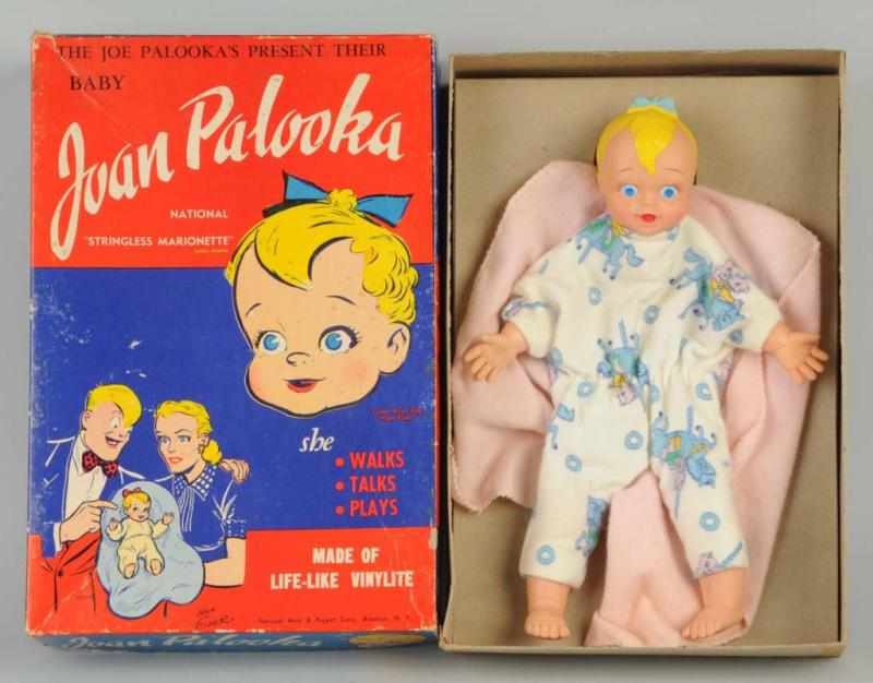 Appraisal: Joan Palooka Doll Description Made by National Mask Puppet Corporation