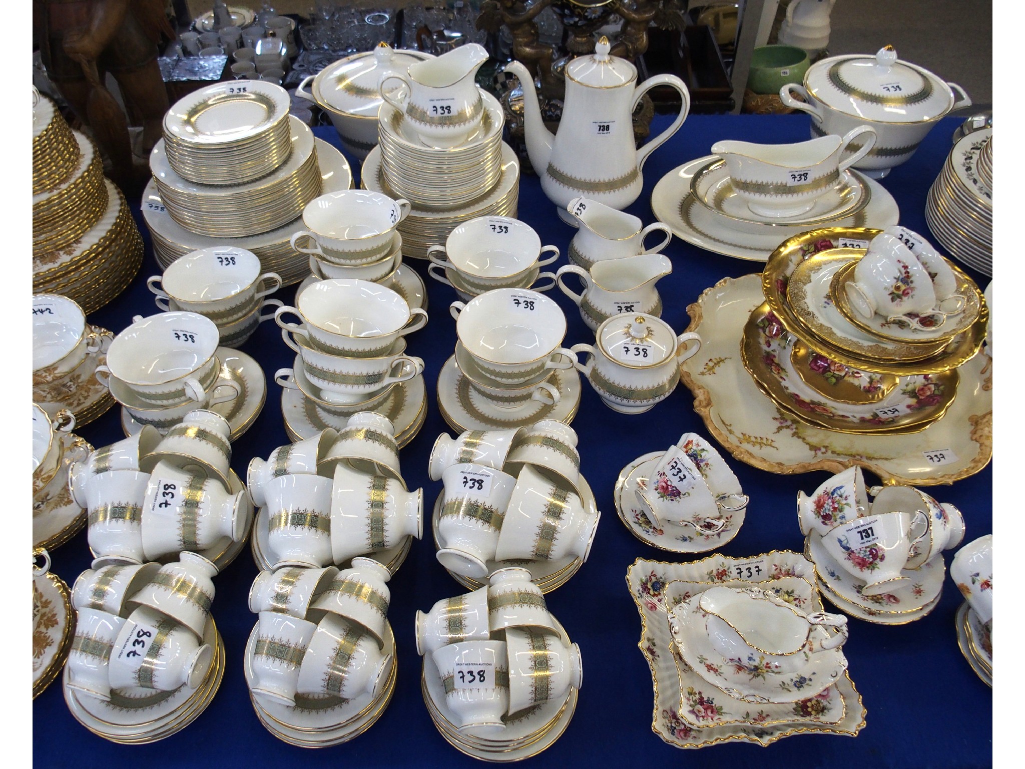 Appraisal: Extensive Wedgwood 'Argyll' pattern tea coffee and dinner wares including