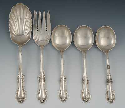 Appraisal: A Group of Sterling Silver Utensils by International Including a