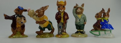 Appraisal: A collection of Royal Doulton Bunnykins figures to include Bogey