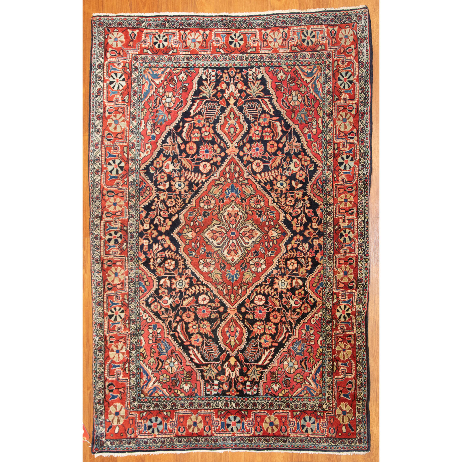 Appraisal: JOSAN SAROUK RUG PERSIAN X Fourth quarter- th century hand-knotted