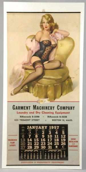 Appraisal: Elvgren Pinup Calendar from Boston Description Titled Lola A few