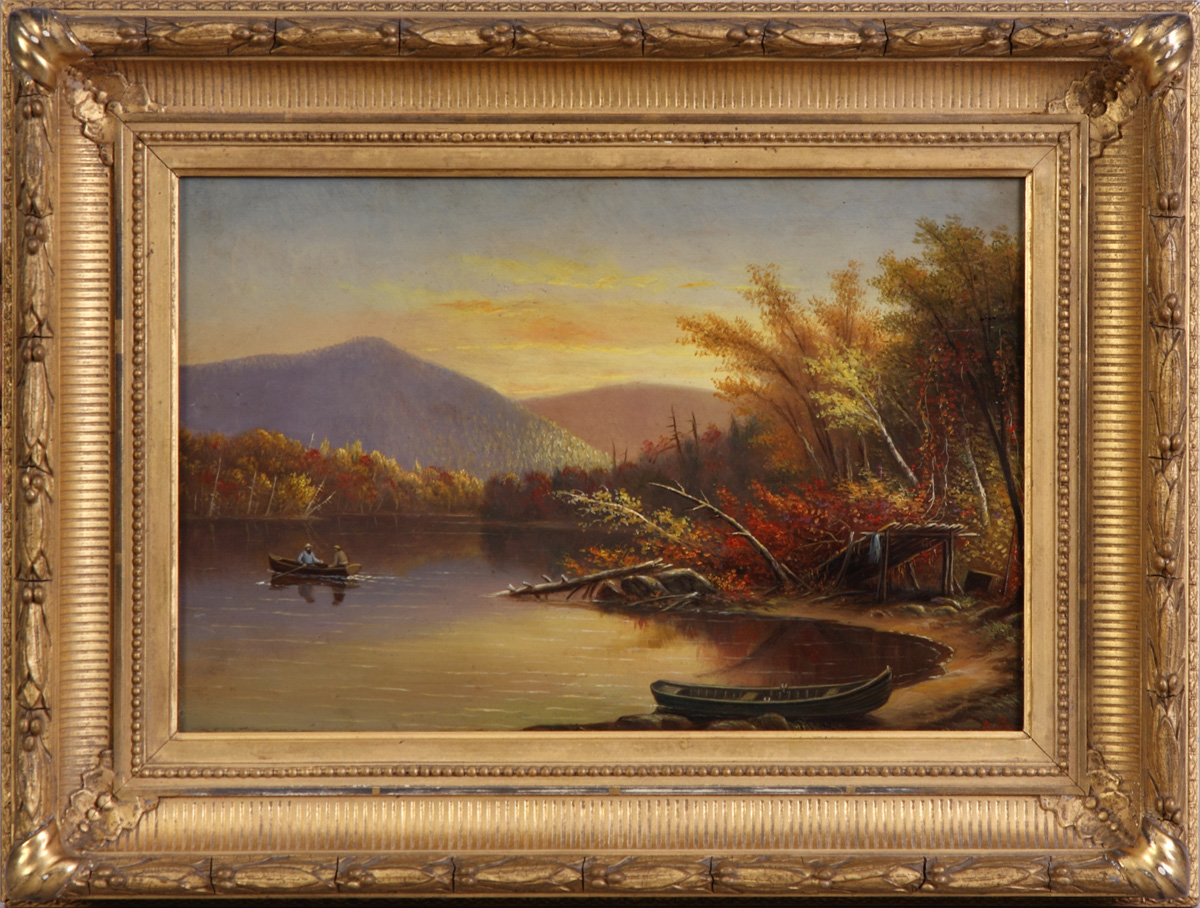 Appraisal: Augustus Rockwell American - Adirondack Scene Sgn A R lower