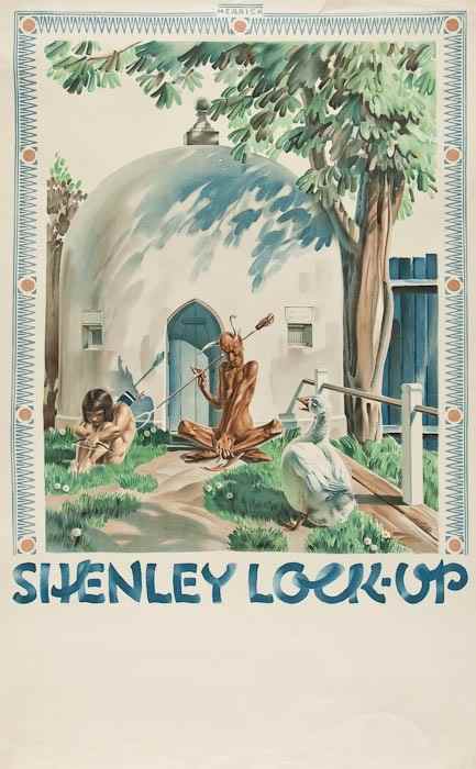 Appraisal: HERRICK Frederick Charles SHENLEY LOCK-UP London Underground lithograph in colours