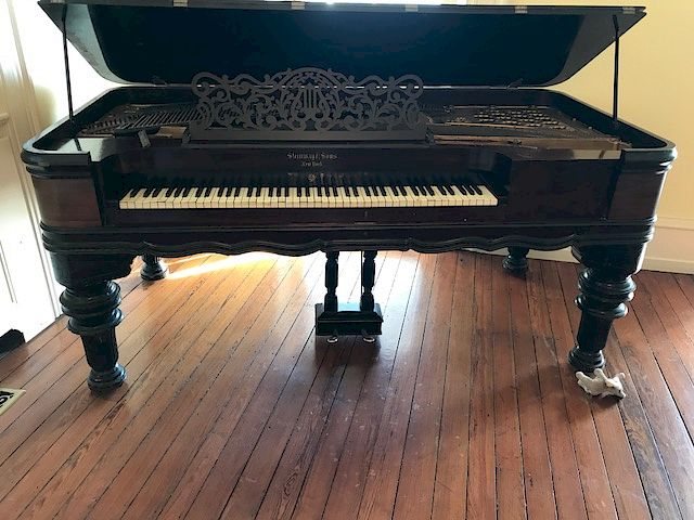 Appraisal: STEINWAY AMERICAN VICTORIAN ROSEWOOD PIANO C A Steinway American Victorian