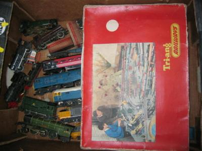 Appraisal: Playworn trains by Hornby and others with ten locomotives ten