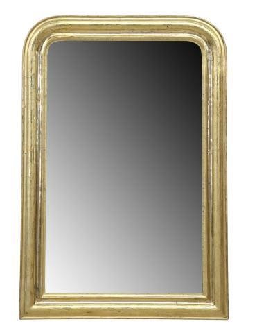 Appraisal: French Louis Philippe period giltwood wall mirror mid th c