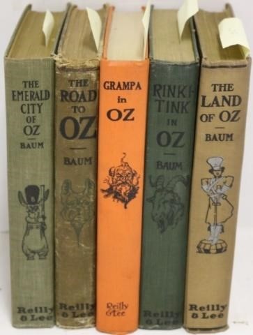 Appraisal: WIZARD OF OZ BOOKS BY L FRANK BAUM TO INCLUDE