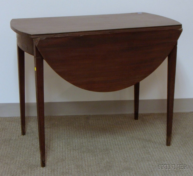 Appraisal: Inlaid Mahogany Drop-leaf Pembroke Table