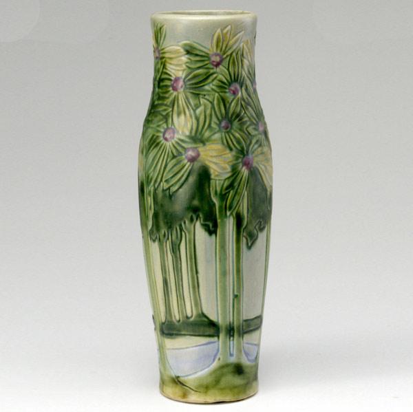 Appraisal: ROSEVILLE Tall Vista vase