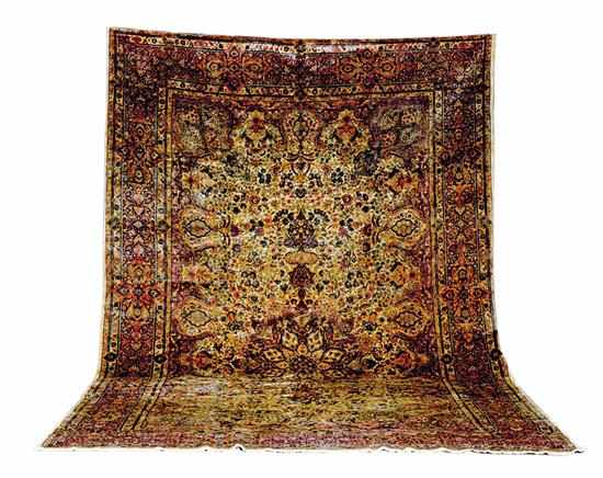 Appraisal: Persian Sarouk carpet ' '' x ' '' Provenance Descended