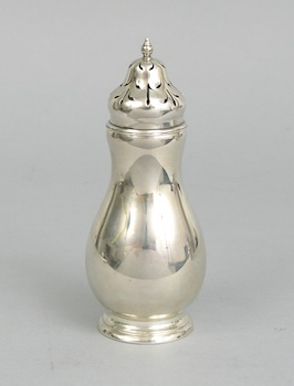 Appraisal: A Birmingham Sterling Silver Sugar Caster by Elkington Co England