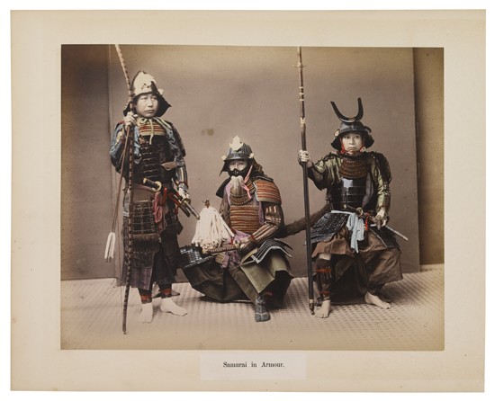 Appraisal: JAPAN Exotic album with hand-tinted photographs most attributed to Felix