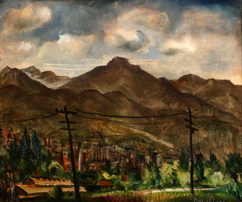 Appraisal: Rinaldo Cuneo - San Francisco CA Town and Hills Utah