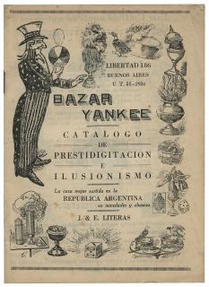 Appraisal: Bazar Yankee Catalogo de Prestidigitation e Illusionismo Buenos Aires ca