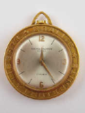 Appraisal: An carat gold coin watch unascribed marks case approx mm