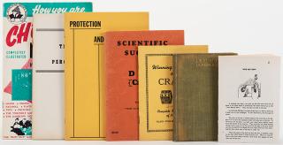 Appraisal: Six Vintage Pamphlets on Gambling and Percentages Including Winning Systems