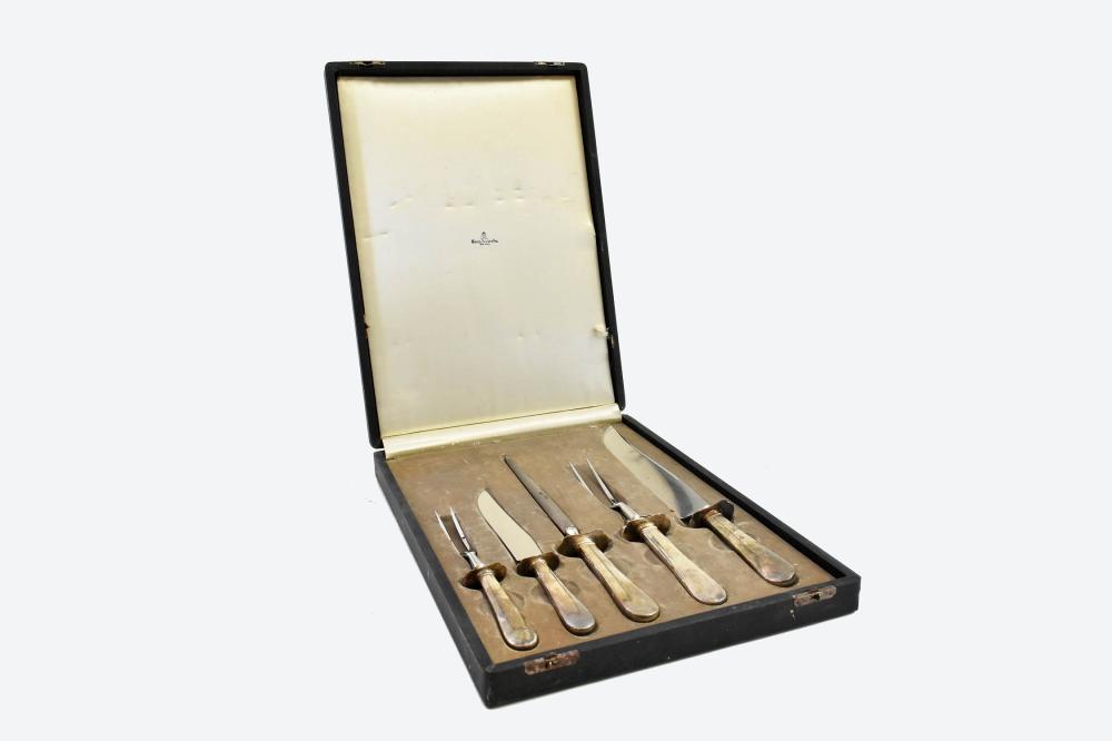 Appraisal: JENSEN STERLING SILVER CUTLERY SETMarked Jensen Comprising variously sized knives